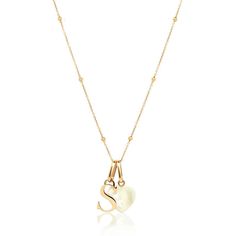 Introducing our Pearl Birthstone And Initial Letters Pendant Chain Necklace – a beautifully crafted piece that blends personalized charm with a touch of timeless grace. This necklace features a gleaming gold-finished chain, with a cursive initial and a luminescent birthstone charm. Fashioned for versatility, the chain is the perfect length for both standalone wear and for layering with other necklaces. The initial charm provides a personalized touch, while the accompanying birthstone adds a splash of color and personal significance. Specifications: Material: Crafted from stainless steel with an 18k gold plating. Protection: Enhanced with an innovative anti-tarnish coating. Resilience: Resistant to water, sweat, and heat. Sustainability: Composed of over 60% recycled materials. Size Options Initial Birthstone Necklace, Abbott Lyon, Pearl Birthstone, Personalised Necklace, Personalized Pendant, Waterproof Jewelry, Birthstone Pendant, Initial Jewelry, Name Jewelry