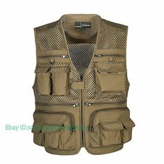 Men's Vest Tactical Summer Waistcoat Multi-pockets Sleeveless   Color:Black,Green and so on Size:L-5XL Material:Nylon       Payment 1. Payment must be made within 7 days of auction closing (Unpaid dispute will automatically open when item is not paid in 7 days). 2. PLEASE NOTE: SHIPPING&HANDING DOES NOT INCLUDE DUTIES, LOCATL TAXES OR ANY OTHER IMPORTATION FEES. 3. Please list your special requests (color, packages, value of declaration, etc.) in the EBAY NOTES SECTION when you make payment Ship Multi Pocket Vest, Supraviețuire Camping, Safari Vest, Pocket Camera, Summer Fishing, Photographer Studio, Waistcoat Men, Fishing Vest, Outdoor Vest