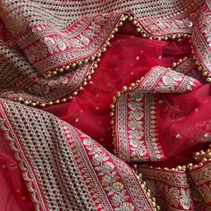 This gorgeousBridal Red Charmer Stone Net Double Second Dupatta for Wedding Outfit Lehenga Chunni Sagan Nikah Karvachauth Mehendi Indian Odhni comes in a traditional and festive RED tone. To enhance this, we have used delicate zari and sequin work borders all along the dupatta finished with beads. On the two edges, we have used a fine zari pattern to give it an enhanced look. Take it on the side of your head, it is sure to make you look the prettiest of all. Complete your bridal ensemble with this stunning wedding dupatta. Made from delicate sheer fabric and intricately embellished with shimmering beads and sequins, this dupatta adds a touch of elegance and sophistication to your wedding look. The intricate design and beautiful craftsmanship make this dupatta a truly special piece that wil Bridal Dupatta, Wedding Ceremony Traditions, Red Tone, Indian Patterns, Desi Girl, Net Dupatta, Stone Pattern, Custom Bridal, Bridal Beauty