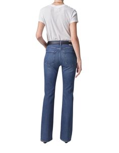 The Isola Flare 32" Jeans offers a sleek silhouette and sophisticated style with its contoured fit and elongating flare shape. Elevate your wardrobe with these polished and chic jeans! Modern Fitted Straight Leg Flares, Stretch Flare Jeans With Belt Loops, Fitted Flare Jeans With Belt Loops For Fall, Modern Stretch Flare Jeans With Five Pockets, Modern Fitted Flare Jeans, Fitted Flare Jeans With Belt Loops For Work, Elegant Fitted Mid-rise Flares, Chic Fitted Flare Jeans With Belt Loops, Modern Fitted Full Length Flare Jeans