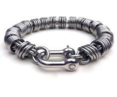 Hey, I found this really awesome Etsy listing at https://www.etsy.com/listing/235466829/mens-silver-bracelet-stainless-steel Heavy Jewelry, Bracelet Thick, Wallet Chains, Round Bracelet, Mens Chain Bracelet, Stainless Steel Bracelet Men, Urban Jewelry, Coil Bracelet, Mens Bracelet Silver