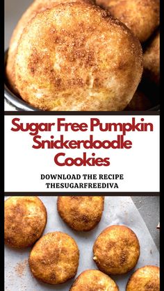 the recipe for sugar free pumpkin snickkerboodle cookies