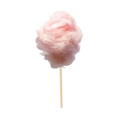 a blue cotton candy on a wooden stick