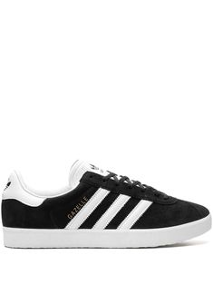 black/white calf suede panelled design signature 3-Stripes logo logo print to the side and tongue tonal stitching contrasting branded heel counter round toe front lace-up fastening branded leather insole chunky rubber sole Classic Adidas High-top Sneakers With Logo, Classic Adidas Sneakers With Rubber Sole, Classic Adidas Sneakers With Vulcanized Sole, Adidas Classic Low-top Custom Sneakers, Classic Low-top Adidas Logo Sneakers, Classic Adidas Low-top Sneakers, Classic Adidas Custom Low-top Sneakers, Classic Low-top Adidas Skate Shoes, Classic Adidas Lace-up Sneakers