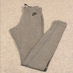 Brand New, No Tags. Size Xs, The “Just Do It” Is On The Right Leg! Fitted Gray Sweatpants For Loungewear, Nike Gray Pants For Loungewear, Nike Gray Loungewear Pants, Nike Gray Sweatpants For Streetwear, Nike Just Do It Sweatpants, Nike Moisture-wicking Workout Leggings, Fitted Nike Leggings With Moisture-wicking, Nike Moisture-wicking Sports Leggings, Nike Functional Moisture-wicking Leggings