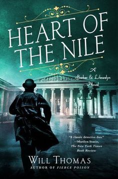 the cover of heart of the nile, with an image of a man walking in front of