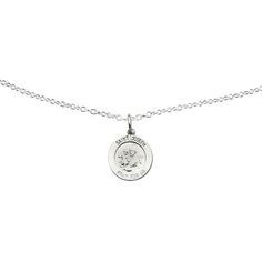 Boast your personal style with this sophisticated medal pendant necklace, crafted in sterling silver. This solid engravable Saint Joseph medal pendant features a high polished finish and suspends from an 18-inch long cable chain that secures with a spring ring clasp. This fantastic necklace is great to display your belief in style. Metal Weight: 2.69 grams with chain Jewelry Type: Fine Chain Style: Forzantina Cable Chain Pendant Type: Saint Joseph Medal Pendant Jewelry Finish: High Polish Gender Saint Joseph, St Joseph, Chain Jewelry, Chain Pendant, Chain Pendants, Chains Jewelry, Cable Chain, Chain Styles, Spring Rings