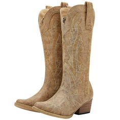 Rollda Cowboy Boots Women Western Boots Cowgirl Boots Ladies Pointy Toe Fashion Boots Size: 7.5.  Color: Brown.  Gender: female.  Age Group: adult. Round Toe Moto Boots For Ranch In Winter, Country Style Boots With Round Toe For Country Events, Western High Heel Knee-high Boots, Western Style Boots For Country Events, Western Wide Calf High Heeled Boots, Western Round Toe Boots, Western Style Heeled Boots With Wide Calf, Western Style High Heel Boots For Wide Calves, Western Style Wide Calf Heeled Boots