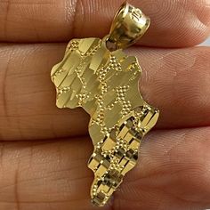 Impeccable And Finely Made 10kt Yellow Gold Pendant 10kt Real Gold. Not Plated. Not Filled. Api13846 Comes With Gift Box *All Items Are Certified 100% Real Gold And Stamped In Accordance To Its Karat. You Can Have It Check With Your Local Pawnshop To Have It Tested. Gold Nugget, Yellow Gold Pendants, Gold Yellow, Real Gold, Gold Pendant, Charm Pendant, Womens Jewelry Necklace, Gift Box, Jewelry Necklaces