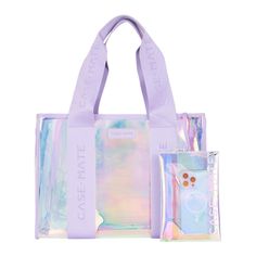 From girl's weekend to family vacation— elevate your beach experience with the Soap Bubble Beach Tote! Featuring an irresistible iridescent design, this tip-proof beach bag repels water and sand to keep your beach essentials protected during your perfect beach day. The spacious interior holds towels, spare clothes, phones, wallets, and more, while the key leash ensures you don’t lose your ride home in the sand. Better beach days are ahead with this must-have vacation bag! Clear Beach Bag, Iridescent Design, Travel Tech Organizer, Boat Bag, Waterproof Beach Bag, Jacquard Top, Clear Tote Bags, Waterproof Dry Bag, Vacation Bag