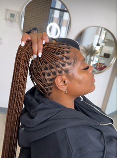 Long Box Braids Hairstyles, Rasta Braids, Braiding Hair Colors, Box Braid Hair, Hairstyles For Ladies, Stylish Naija, Big Box Braids Hairstyles