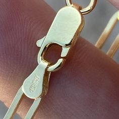 Paperclip link chain 4mm bracelet. 14k gold plated over 925 silver. Choose 6.5", 7", 7.5", 8" , 8.5" inch. Weigh 4-5 grams depending on size. Real 925 sterling silver wrist piece. Handmade bracelet is made in Italy. Stamped 925 Italy on the lobster lock. Will never turn your wrist green. FREE SHIPPING in USA. Order now! Paper Clip Bracelet, The Lobster, Silver Chain Bracelet, 925 Sterling Silver Chain, Handmade Bracelet, Paper Clip, Link Chain, Handmade Bracelets, Sterling Silver Chains