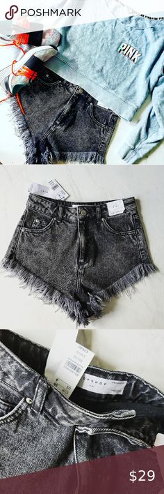 Topshop frayed hem shorts New condition Topshop Shorts Jean Shorts Black High-waisted Jean Shorts For Summer, Edgy Black Shorts For Summer, Edgy Black Summer Shorts, Black Jean Shorts For Summer, Black Grunge Jean Shorts For Summer, Grunge Black Jean Shorts For Summer, Grunge High-waisted Shorts For Summer, High Rise Black Summer Shorts, Black High Rise Summer Shorts