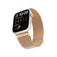 Upgrade your Apple Watch with the stainless steel mesh band. With two sets of lugs included, this band is designed for all Apple Watch models and sizes. This band is plated with durable ionic plating and offers a sleek and sophisticated look, making a subtle statement about your unique style. It provides a secure fit with a magnetic closure that stays in place throughout the day. Express your individuality with this high-quality band, where premium style meets dependable functionality. Color: Bronze. Apple Watch Accessories, Apple Watch Models, Apple Brand, Color Bronze, Stainless Steel Mesh, Steel Mesh, Magnetic Closure, Apple Watch, Unique Style