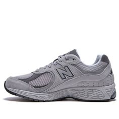 New Balance 2002R ' Grey Marathon Running Shoes/Sneakers Classic Gray Running Shoes With Medium Fit, Classic Gray Running Shoes, Classic Gray Running Shoes For Light Sports, Classic Gray New Balance Sneakers, Classic Gray Running Shoes For Sports, Gray New Balance Running Shoes, New Balance Gray Running Shoes For Outdoor, Gray New Balance Running Shoes For Outdoor, Classic Gray Sports Sneakers