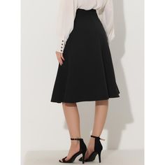 This elegant skirt will be your favorite outfit for work office, wedding, cocktail, party, graduation, or vacation. The elegant midi skirt is perfect with stylish heels, flats, and any style of top or shirt. Suit for spring/summer/autumn and many occasions, such as work, parties, and meetings. Styled with the blouse, sweater, blazer, sandals, or high heels as your chic look. Elegant Midi Skirt, Work Parties, Wedding Cocktail Party, Stylish Heels, Fishtail Skirt, Sweater Blazer, Wedding Cocktail, Elegant Skirt, Black Midi Skirt