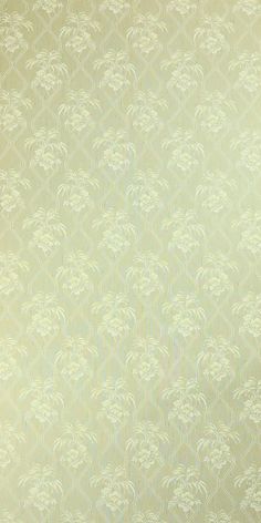 an old wallpaper with white flowers on it