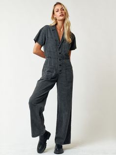 Utility Jumpsuit Street Style, Clothing Studio, Utility Jumpsuit, Wide Leg Jumpsuit, Business Casual, Bodice, Wide Leg, Perfect Fit, Blush