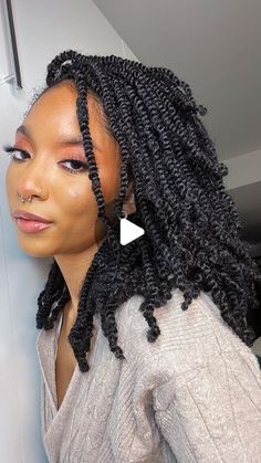 Spring Twist Updo Styles, Cute Twists Hairstyles For Black Women, Jumbo Twists Short, Small Spring Twists Short, Twist With Weave Hairstyles, Short Marley Twists Styles, Two Strand Twist Natural Hair Styles, Small Spring Twist, Springy Afro Twist Hairstyles