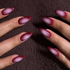 Gothic Stiletto Nails, Tato Henna, Nail Salon Design, Airbrush Nails, Cherry Nails, Easy Nails, Nagel Tips, Red Nail, Nail Swag