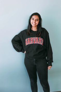 Pro-Weave Crewneck – The Harvard Shop Vineyard Vines Shep Shirt, Varsity Sweater, Rugby Shirt, Crew Sweatshirts, Show Off, Stripe Sweater, In Style, Hooded Sweatshirts, Bomber Jacket