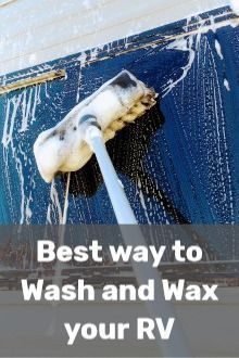 the best way to wash and wax your rv