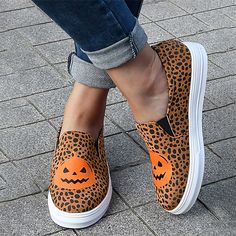 Category:Slip-Ons,Sneakers; Upper Materials:Canvas; Season:Summer,Spring   Fall; Heel Type:Flat Heel; Gender:Women's; Size Suggestion:standard size, select your usual size; Activity:Walking; Toe Shape:Round Toe; Style:Casual; Heel Height(inch):<1; Outsole Materials:TPR; Occasion:Halloween; Closure Type:Loafer; Pattern:3D,Animal Patterned; Listing Date:08/01/2023; Production mode:Self-produce; 2024 Trends:Animal Print,Canvas Shoes,Slip-on Sneakers; Foot Length:; Foot Width:; SizeChart1_ID:2:18386 Halloween Summer, Casual Walking Shoes, Halloween Shoes, Women's Slip Ons, Leopard Black, Canvas Loafers, Cheap Halloween, Loafers Online, Sneakers Mode