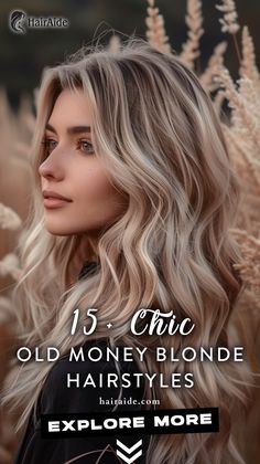 Blonde Nobility: Crown yourself with the nobility of old money blonde shades, a hair color that mirrors a heritage of class, distinction, and refined elegance. 👑 Change From Blonde Hair, Old Money Highlights Hair, Dark Blonde And Light Blonde Highlights, Dark Roots Blonde Face Frame, Ash Blonde Smudge Root, Ash Blonde Medium Hair, Vacation Blonde Hair, Ash Blonde With Silver Highlights, Long Blonde Extension Hairstyles