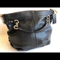 This Bag Is Like New. It Was A Gift And I Never Used It Beautiful Soft Leather Luxury Hobo Bag With Gunmetal Hardware In Tote Shape, Luxury Hobo Bag With Gunmetal Hardware, Elegant Rectangular Hobo Bag With Gunmetal Hardware, Formal Crossbody Hobo Bag With Silver-tone Hardware, Travel Hobo Bag With Silver-tone Hardware And Top Handle, Travel Hobo Bag With Silver-tone Hardware, Elegant Hobo Satchel With Gunmetal Hardware, Luxury Hobo Bag With Gunmetal Hardware For Formal Events, Luxury Formal Hobo Bag With Gunmetal Hardware