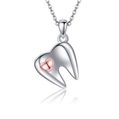 PRICES MAY VARY. 💖Design: Super cute heart tooth necklace for women,a unique gifts for dental hygienist,dental assistant, dental school student etc. 💖Material: 925 sterling silver dental assistant necklace gifts, hypoallergenic, tarnish resistant,nickel-free,lead-free,cadmium-free,suitable for long-term wear,not contain any allergic element. 💖Size: Dental gifts earrings:0.78 inch *0.63 inch.Packaging: 1x Dental jewelry; 1 x polishing cloth and 1 x exquisite YAFEINI gift box. 💖Gift Wrap: Cute Dental Hygiene Gifts, Dental Jewelry, Tooth Jewelry, Dental Gifts, Tooth Pendant, Dental School, Teeth Jewelry, Tooth Necklace, Dental Hygienist