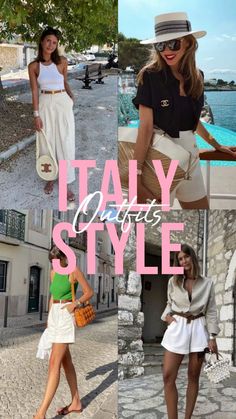 Italy Inspired Outfits, Casual Chic Fall, Italian Summer Outfits, November Nails, Chicago Fashion, Neutral Tops, Multiple Outfits, Italy Outfits, Summer Chic