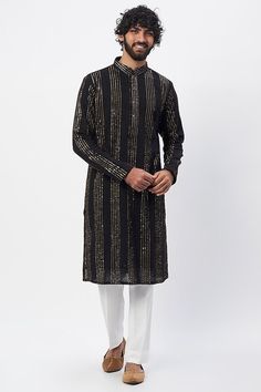 Mens Heavy embroidery Kurta Pyjama Set indian kurta pajama set for men indian wedding wear outfits, Ethenic collection for men, can be customised in any other color Custom made Size available. NOTE: All our items are handmade and specially customized for our beautiful customers. Please expect minor variations in the actual product as compared to the image displayed. We make it exclusively using similar fabrics. Product color may slightly vary due to photographic lighting sources or your monitor settings. Order will not be canceled once placed. Please check our terms & conditions before placing an order. For Express Shipping Please contact me, We will try our best to deliver the product as soon as possible. dry clean only Navratri Long Sleeve Sherwani With Gota Work, Navratri Sherwani With Gota Work And Long Sleeves, Festival Long Sleeve Sherwani With Gota Work, Unstitched Gota Work Kurta For Ceremonial Occasions, Ceremonial Gota Work Kurta, Long Sleeve Unstitched Suit With Gota Work For Eid, Festive Sherwani With Gota Work And Straight Kurta, Eid Long Sleeve Unstitched Suit With Gota Work, Eid Unstitched Long Sleeve Suit With Gota Work