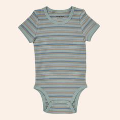 Made from super soft cotton rib, the Pacific onesie is our favorite basic item for spring. The textured fabric feels luxurious and the contrast bindings give a nod to retro sportswear. With a bit more style than a basic onesie, prepare to stand out on the playground. 95% Cotton/5% Spandex Summer Onesie With Short Sleeves, Cheap Stretch Summer Onesie, Affordable Fitted Multicolor Onesie, Retro Sportswear, Casual Design, Smart Design, Sustainable Fabrics, Textured Fabric, Future Kids