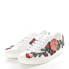 Reposhing This Item I Purchased From @Cglip99. Loved It, But Ready To Rotate For Something New. Questions? Leave A Comment Below! Spring Gucci Leather Sneakers, Gucci Leather Sneakers For Spring, Spring Gucci Sneakers, White Gucci Sneakers For Spring, Spring White Gucci Sneakers, Designer Gucci Sneakers For Spring, Blue Bow, Gucci Shoes, Leather Sneakers