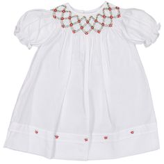 Floral Holiday Bishop Dress | Feltman Brothers Smocked Baby Dresses, Special Occasion Gowns, Holiday Kids, Magnolia Baby, Santa Outfit, Toddler Dresses, Girls Holiday, Standard Dress