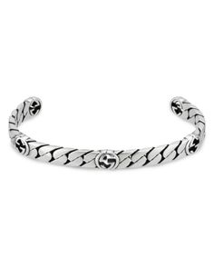 Gucci Sterling Silver Interlocking G Cuff Bangle Bracelet Gucci Bangle, Cuff Bangle Bracelet, Buy Gucci, Expensive Jewelry, Bracelet Online, Silver Bangle Bracelets, Cuff Bangles, Bangle Bracelet, Bangle Bracelets