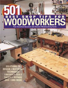 the cover of woodworker's magazine shows two workbench tables with tools on them