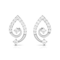 Platinum Diamond Earrings by Jewelove Cute platinum earrings designed with diamonds. Metal : Platinum Platinum Purity : 95% Purity Mark : Pt 950 Estimated Platinum Weight : 4 grams Estimated Diamond Weight : 0.30 cts. Diamond Color : IJ or GH (as selected above) Diamond Clarity : SI or VVS (as selected above) Diamond Grading Report : SGL Certificate of Authenticity : Platinum Guild International please call us at +91-9828012999 or email us at WeCare@Jewelove.in White Drop Diamond Earrings With Brilliant Cut, White Diamond Drop Earrings With Accents, Platinum Drop Diamond Earrings For Anniversary, White Teardrop Diamond Earrings In Platinum, Platinum Diamond Drop Earrings For Anniversary, Diamond White Diamond Teardrop Earrings, Anniversary Platinum Drop Earrings, Teardrop Diamond Earrings With Accents In Platinum, White Diamond Teardrop Earrings With Pave Setting