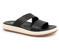 Enjoy easy-breezy style and comfort courtesy of these dual-strap sandals boasting soft cushioned footbeds to support your strides. From Softwalk. Breezy Style, Easy Breezy, Strap Sandals, Slide Sandals, Fashion Shoes, Sandals, Black