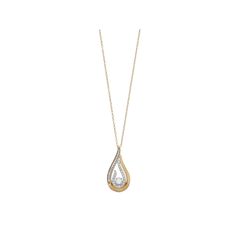 Dazzling with round-cut diamonds, this stunning teardrop pendant is a beautiful complement to your look. Dazzling with round-cut diamonds, this stunning teardrop pendant is a beautiful complement to your look.Click on this JEWELRY & WATCHES GUIDE to learn about fit, styles, materials and more! Pendant size: 24 mm x 11.85 mm Chain length: 18 in. Chain type: cable Nickel free Metal: sterling silver Finish: polished Packaging: boxedDIAMOND DETAILS Total weight: 1/4 ct. Shape: round Setting: nick, p Teardrop Pendant, Round Cut Diamond, Chain Lengths, Chain Length, Round Cut, Jewelry Watches, Gold Tones, Cable, Diamonds