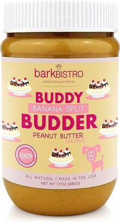 a jar of banana split peanut butter