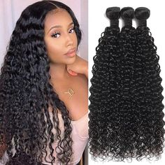 PRICES MAY VARY. Water Wave Bundles Material: 10A Water Wave Human Hair Bundles, 100% Unprocessed Brazilian Virgin Human Hair Extensions, Wet and Wavy Human Hair Weave Bundles, Clean Soft and Stay Beautiful Longer. Hair Weight&Length: 95-100g(¡À2g)Bundle, Natural Black Color Water Wave 3 Bundles, Full Cuticle Aligned, High Elasticity & Bouncy, Tight & Neat; 3 Bundles Human Hair Is Enough for A Full Head, and You Can Wear It for Any Occasions Brazilian Water Wave Quality: Water Wave Hair Bundles, Wavy Bundles, Brazilian Water Wave, Water Wave Hair, Color Water, Longer Hair, Curly Waves, Human Hair Bundles, Wave Hair, Hair Quality