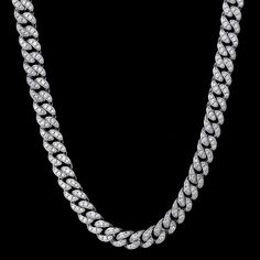 cuban chain 8mm Hip Hop Jewelry Chains, Iced Out Cuban Link Chain, Party Mode, Jewelry Chain, Make Jewelry, Valentine Birthday, Halloween Baby, Professional Jewelry, Vs Diamond