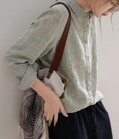 Women Casual Blouse Linen Shirts Loose Blouse Plus Size Women Tops Spring Relaxed Fit Ramie Shirt, Spring Relax Fit Ramie Shirt, Casual Linen Spring Blouse, Casual Flax Cotton Blouse, Casual Linen Blouse For Casual Gatherings, Casual Flax-colored Cotton Blouse, Casual Flax Tops For Spring, Casual Beige Ramie Tops, Casual Linen Blouse In Flax Color