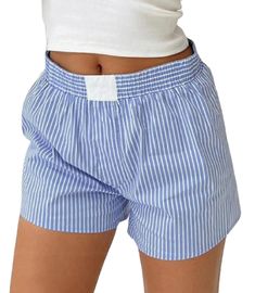 PRICES MAY VARY. ღ Material: Women plaid lounge shorts, y2k pajama boxer shorts, made by high quality polyester blend, cute gingham pj shorts are lightweight, breathable, skin friendly, super soft and comfortable to wear. ღ Feature: Elastic waist cute sleep shorts, y2k button front lounge shorts, low rise shorts, gingham, stripe print, casual wide leg boxer shorts for women, cute lace trim, floral decor, plaid pajama short bottoms, stretch waistband, easy to put on and take off. ღ Occasion: Soft Scandi Shorts, Cute Pj Shorts, Boxer Shorts For Women, Cute Bottoms, Cute Lounge, Pajama Short, Cute Boxers, Comfy Pjs, Shorts Y2k