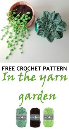 crochet pattern in the yarn garden