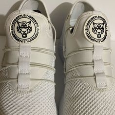 This A Brand New Condition Wonderful Pair Of Sneakers Philipp Plein Sport Sneakers Runner Ninja White White Come With Box Size 11 Us Euro 45 Philipp Plein Shoes, Philipp Plein Sneakers, Phillips Plein, Runners Shoes, Philipp Plein, Sport Man, Sport Sneakers, White White, White Style