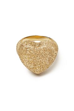 Florentine Finish Cuore Ring JEWELRYFINE JEWELRING CAROLINA BUCCI YELLOW GOLD 4.5 Carolina Bucci, Marissa Collections, Discount Jewelry, Jewel Box, Fine Jewels, Jewelry Lover, Yellow Rose, Gold Style, Yellow Gold Rings