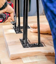 How to Turn a Wood Slab Into a Table - This Old House Wood Coffee Table Rustic, Router Sled, Log Table, Plunge Router, Wood Flag