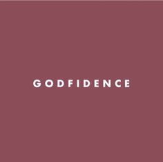 the word goddience on a maroon background